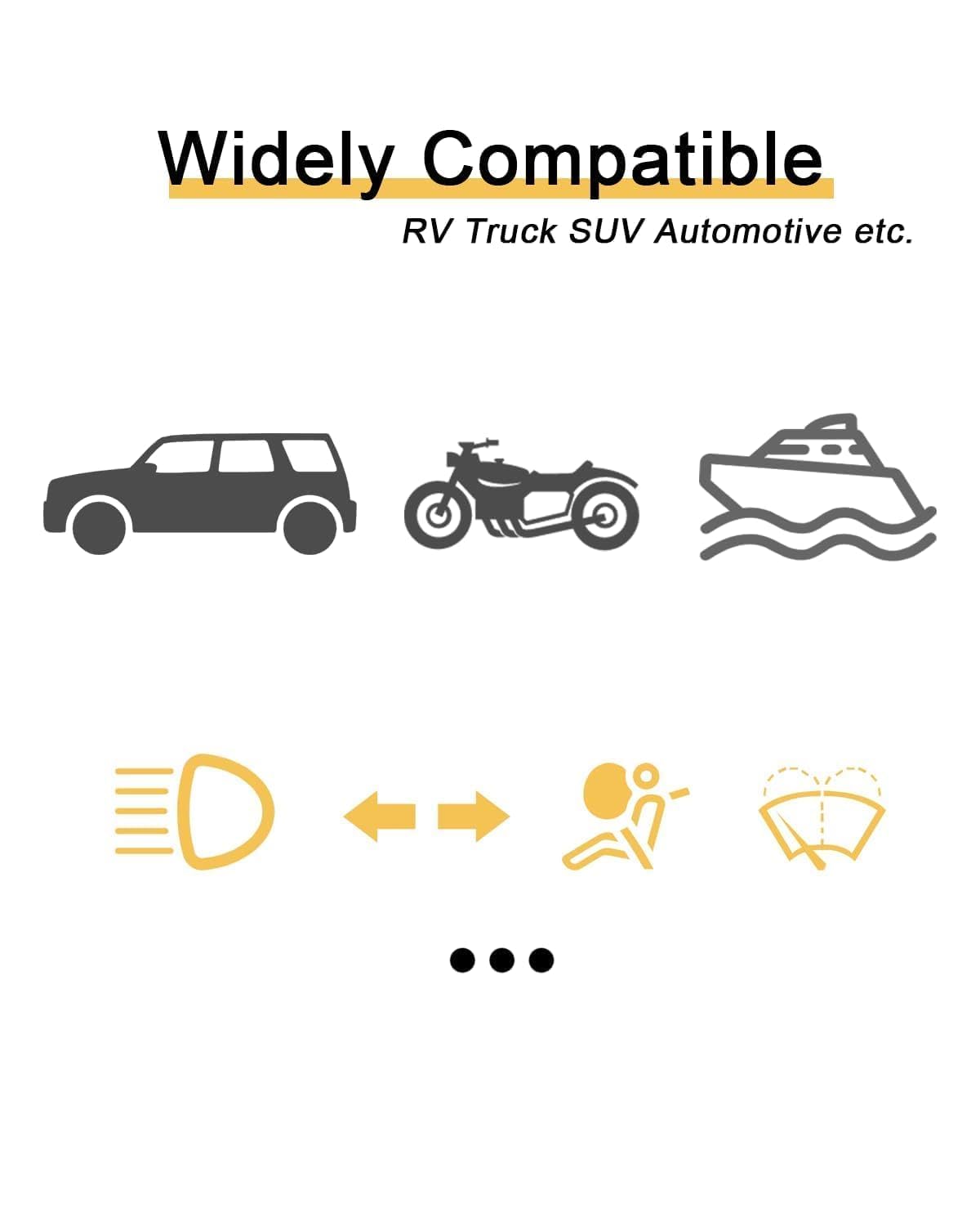 10Pcs 60Amp Maxi Fuses - 60A Automotive Blade Fuse For Auto, Car, Rv, Boat, Truck