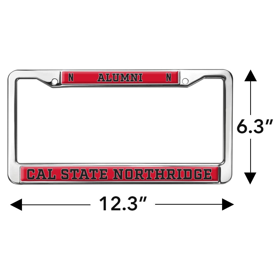 GRAPHICS & MORE Metal License Plate Frame - Cal State Northridge Alumni, Full Size, One Size