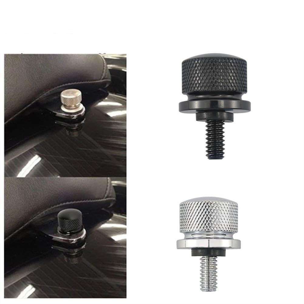 Black Stainless Steel Seat Bolt Screw Suitable To For Harley Davidson 1996-2023
