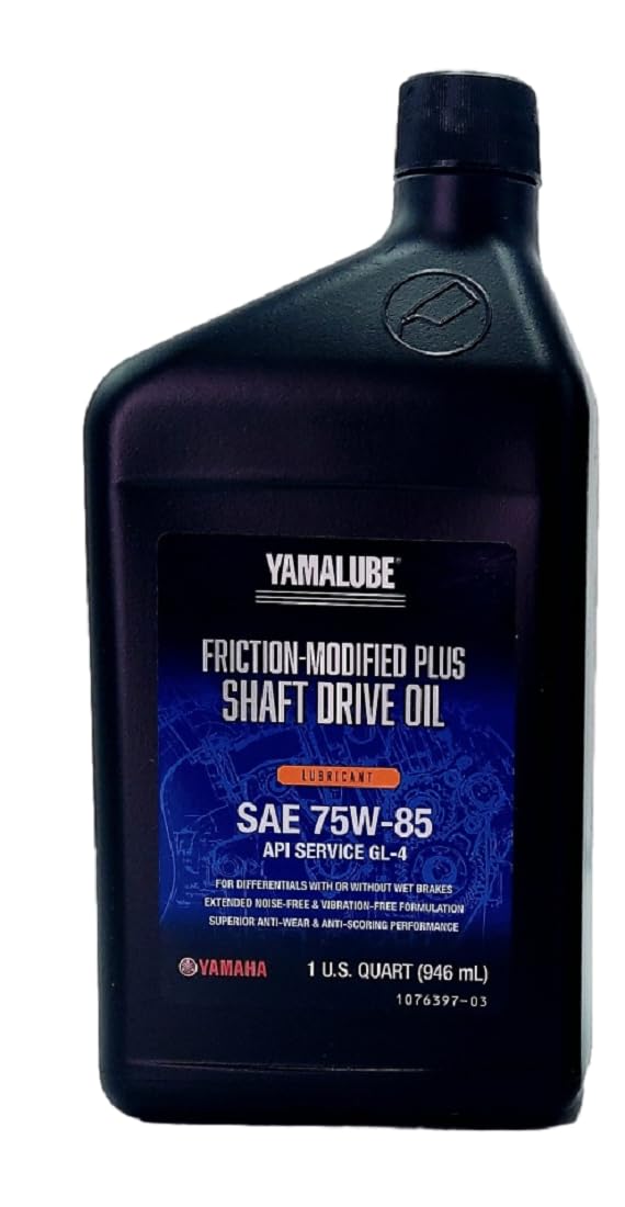 Yamaha Original Oem Yamalube Acc-Shaft-Pl-32 Friction Modified Plus Shaft Drive Gear Oil - Yamalube Oem - 1 Quart Bottle…