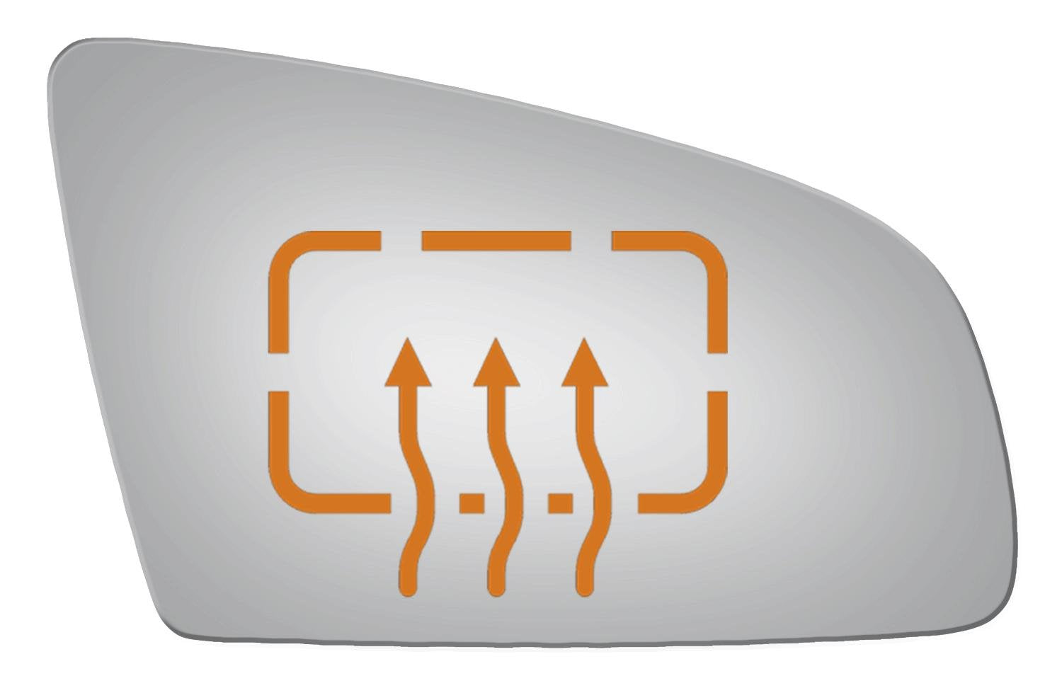 Burco 5135H Convex Passenger Side Power Replacement Mirror Glass Heated For 2006-2008 Audi A3, 2002-2008 A4, 2005-2008 A6, 2006-2008 A6 Quattro, 2004-2008 S4, 2007-2008 S6