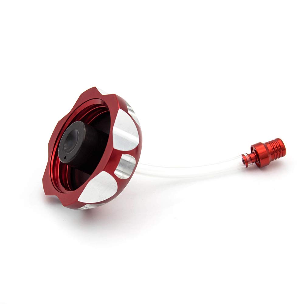 Procnc 50Mm Atv Aluminum Gas Cap Fuel Cover Tank Cap Fit For Yamaha Yfm700 Raptor 700R 2008 2009 2010 2011 2012 2013 2014 2015 2016 2017 2018 2019 2020 (Red)