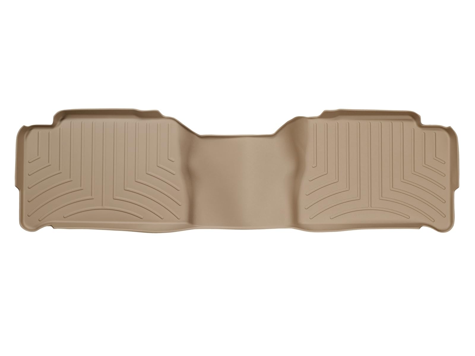 WeatherTech Custom Fit FloorLiners for Escalade, Tahoe, Yukon - 2nd Row (450032), Tan