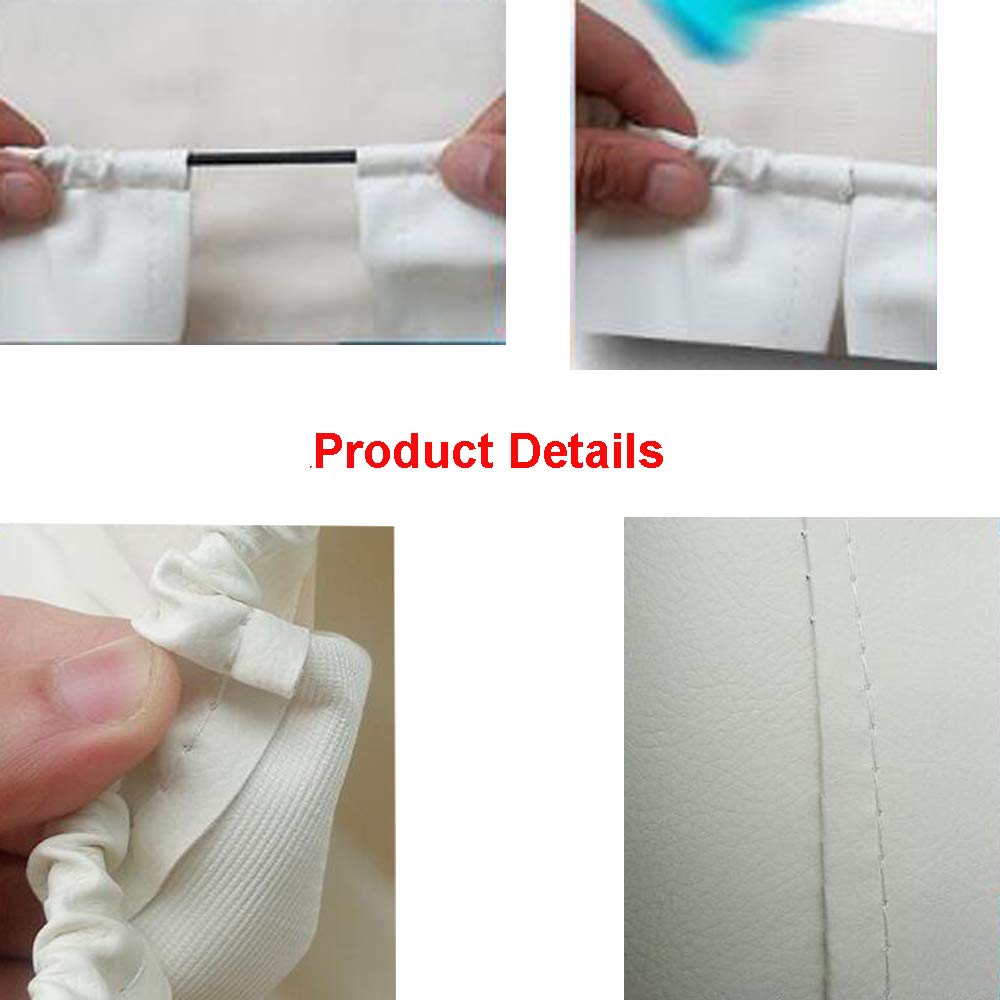 Comily Plus+ 18Inch Universal Pvc Spare Tire Wheel Cover Waterproof Dustproof Protector-Plain White(18'' For Diameter 32.8''-33.