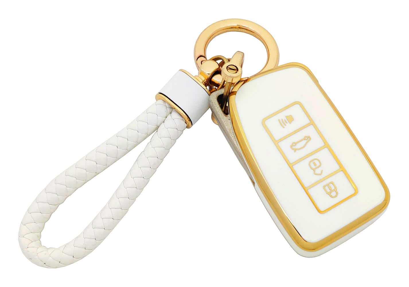 Arruweer Key Fob Cover For Lexus Soft Tpu Smart Key Fob Case Holder Protector Compatiable With Lexus Rx Is Es Gs Ls Nx Rs Gx Lx