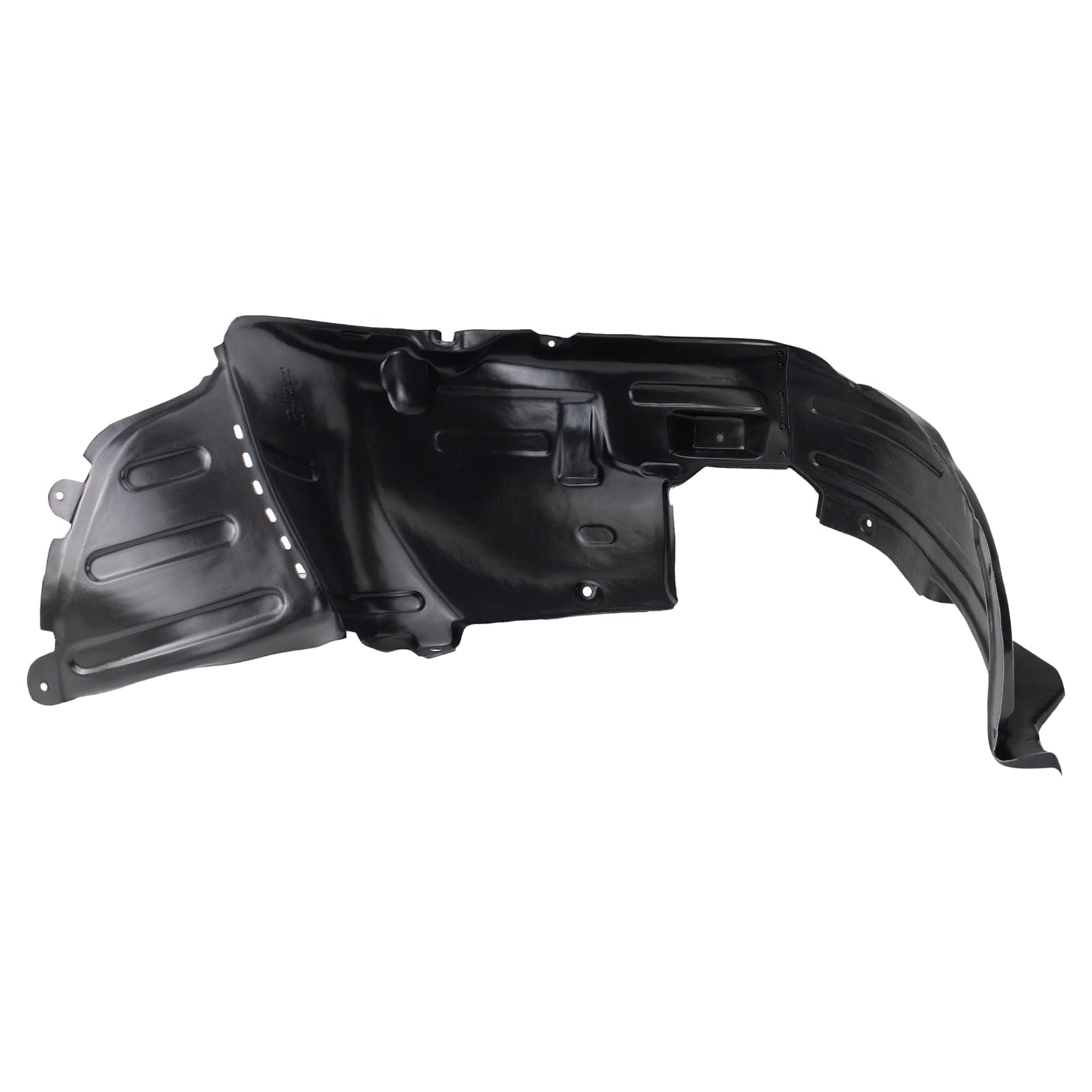 Trq Front Inner Fender Liner Set Compatible With 2010-2012 Hyundai Genesis Coupe Hy1248120 Hy1249120