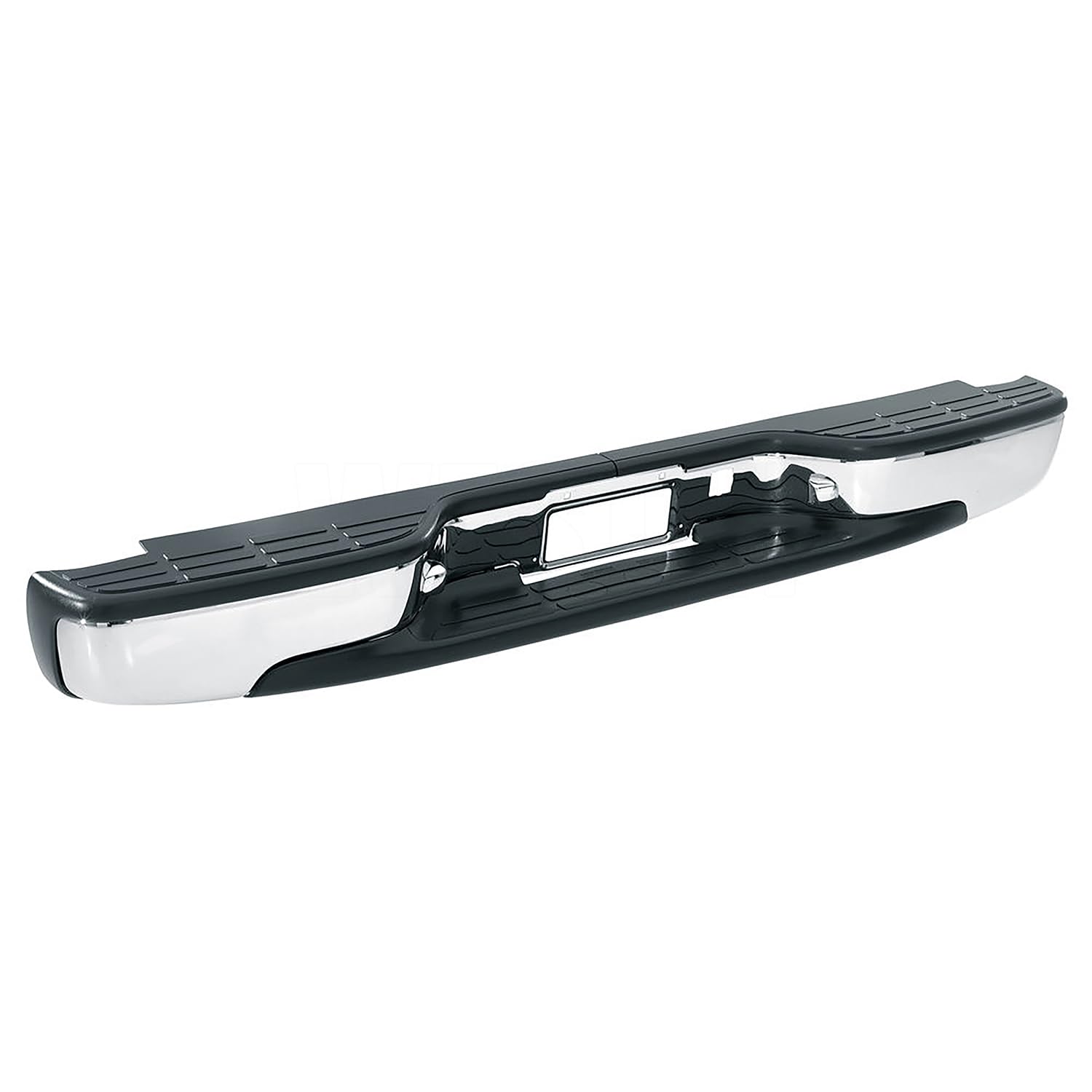 Fey 31006 Perfect Match Custom Fit Chrome Replacement Rear Bumper with Mounting Brackets