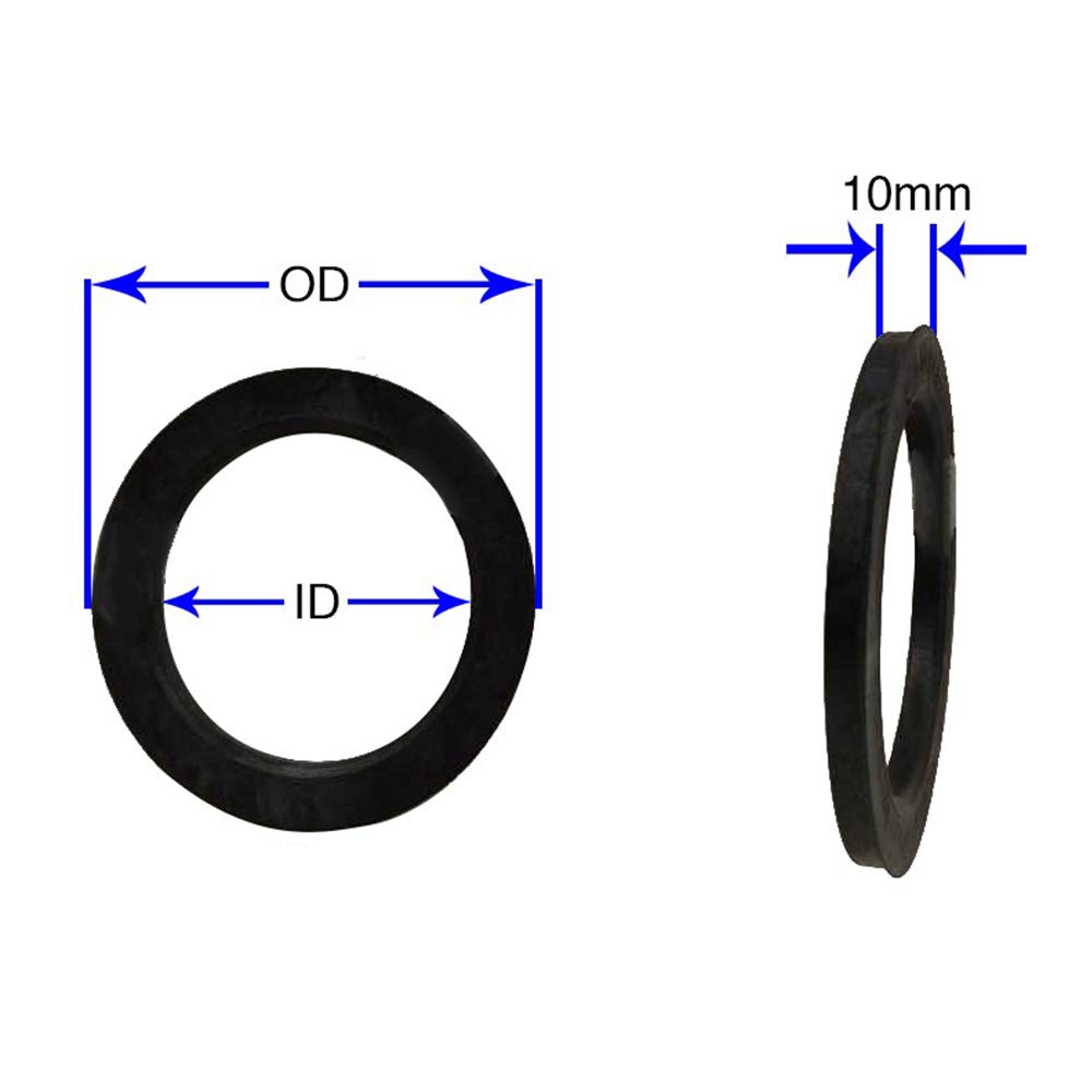 Coyote Wheel Accessories 72-7150 Hub Centric Ring, Set Of 4 (72.6Mm Od To 71.50Mm Id)