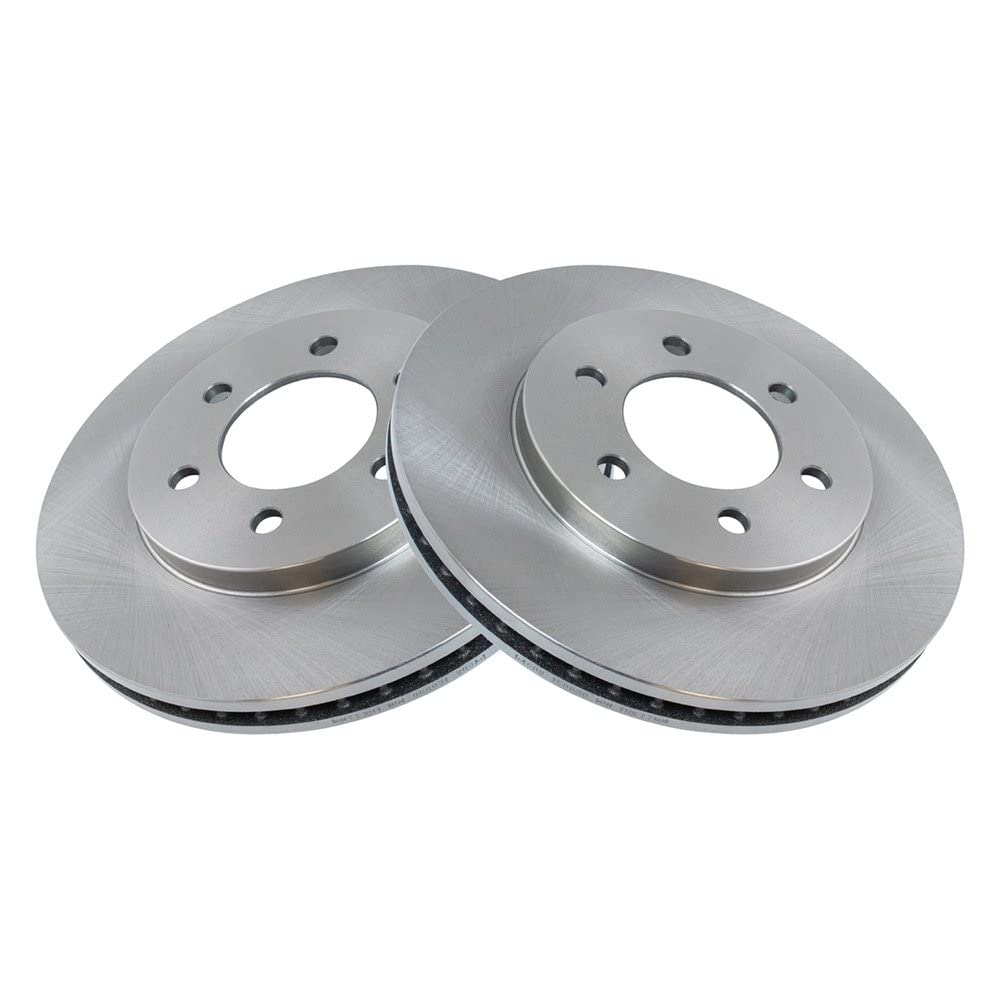 Trq Front Brake Rotors Set Vented Compatible With 2003-2006 Ford Expedition Lincoln Navigator
