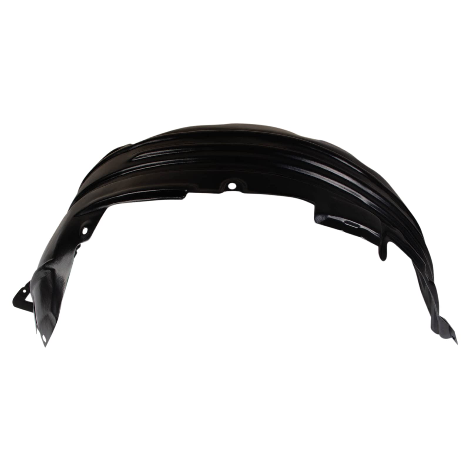 TRQ Front Right Inner Fender Liner Black Passenger Side Compatible with 2007-2012 Acura RDX AC1249122