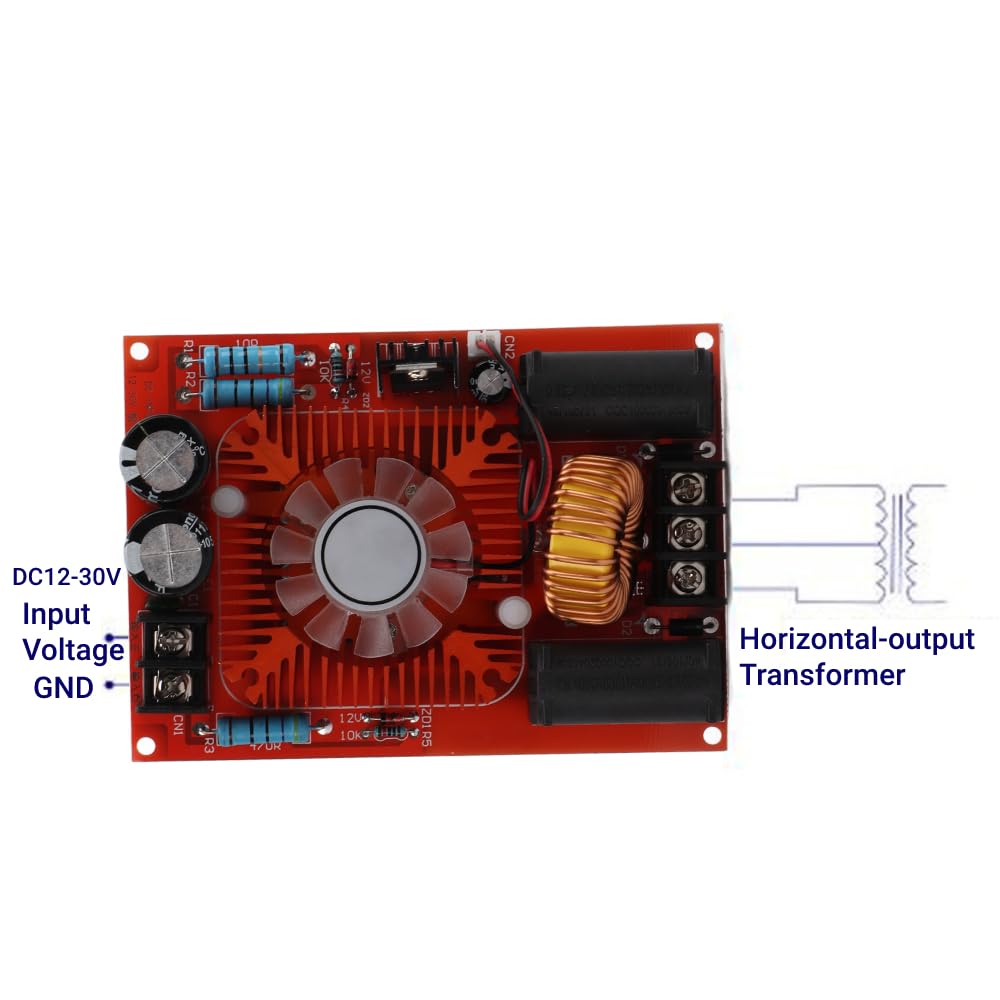 Dc12V-30V Zvs Coil Driver Board Boost High Voltage Coil Flyback Driver Generator Heating Module