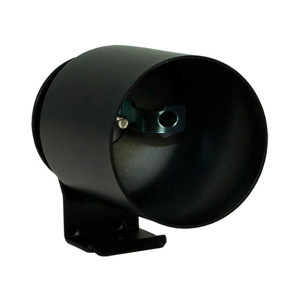 Glowshift Universal Black Single Gauge Metal Dashboard Pod - Fits Any Make/Model - Mounts (1) 2-1/16'' (52Mm) Gauge To Vehicle'S
