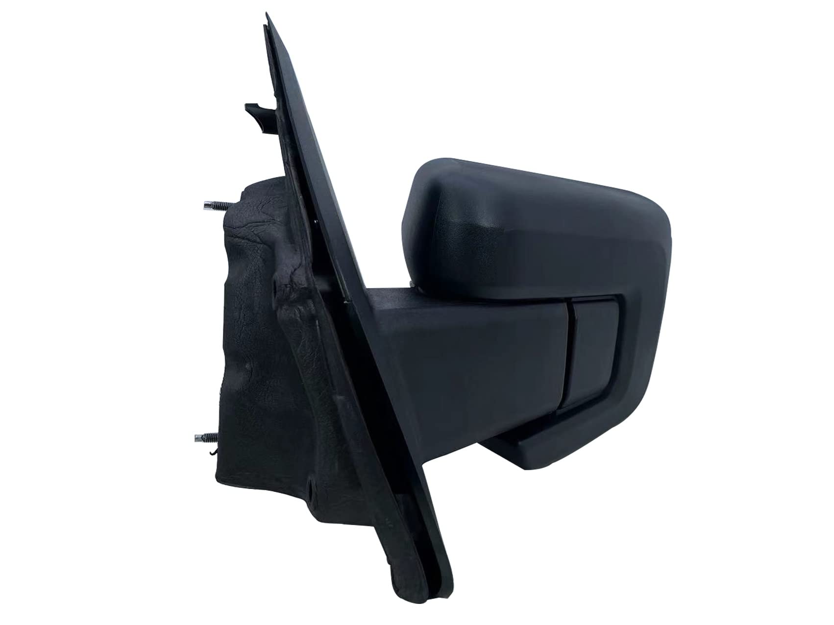 Replacement Driver Left Side Door Mirror Textured Back Cover Power Adjustment And Heated Glass Without Blinker For Ford F-150 From 2021 To 2023