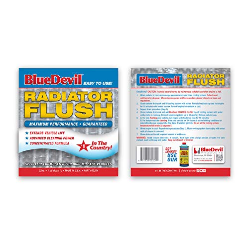 Bluedevil Products 00204 Radiator Flush - 1 Quart