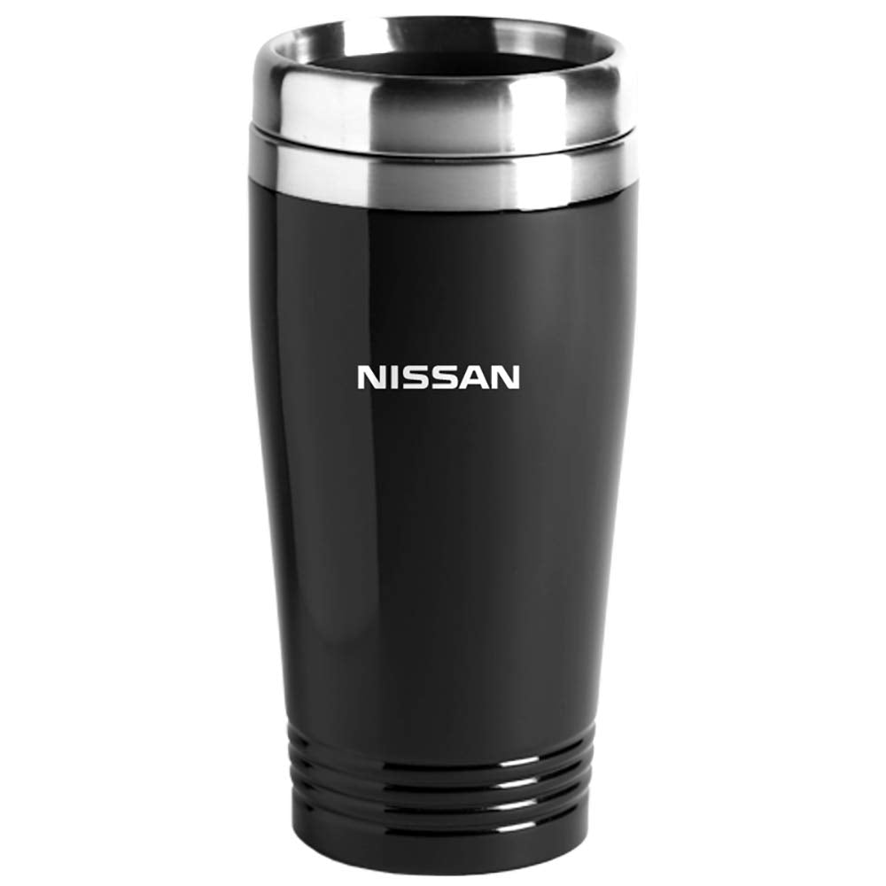 AuTOMOTIVE GOLD Stainless Steel Travel Mug 150 for Nissan (Black)