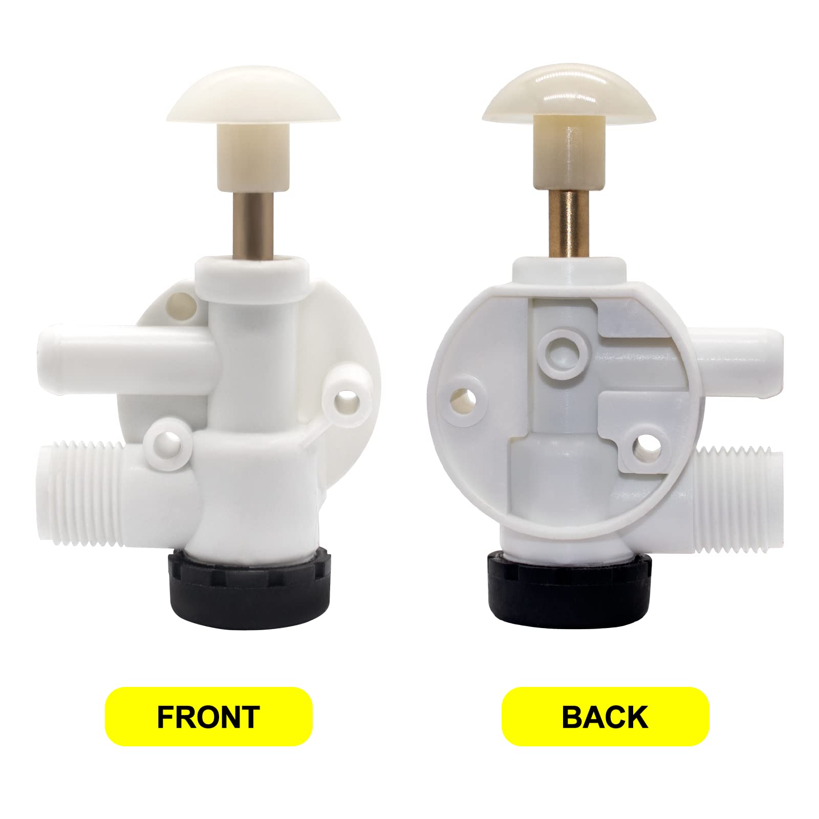 385314349 314349 RV Water Valve Kit Toilet Water Valve Assembly by Sikawai Fit Dom-etic Sealand VacuFlush Toilet Models