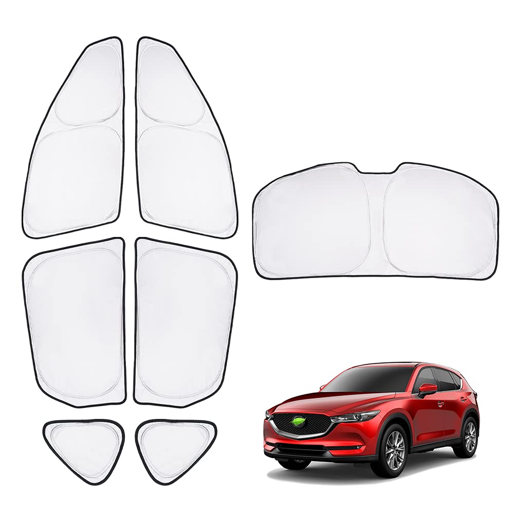 T Tgbros Window Sunshade Custom Fit For 2017-2025 Mazda Cx-5 Cx5 Accessories Side Rear Window Cover Car Sun Shades Foldable Bloc