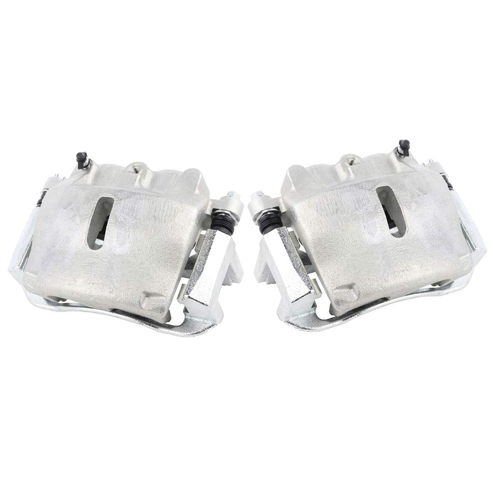 Scitoo Front Left+Right Brake Calipers With Bracket 18-B4974 18-B4975 Compatible For Ford For F-150 2005-2009 For Lincoln Mark L