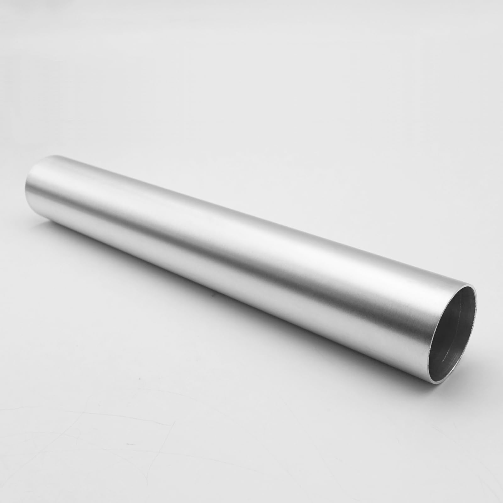 Ac Performance 1.75'' (45Mm) Od Straight Aluminum Intercooler Pipe Air Intake Tube, Brushed Finish