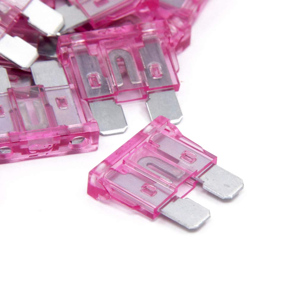 (20 Pcs) 4 Amp Standard Blade Fuse, 4A Automotive Fuse For Car Truck