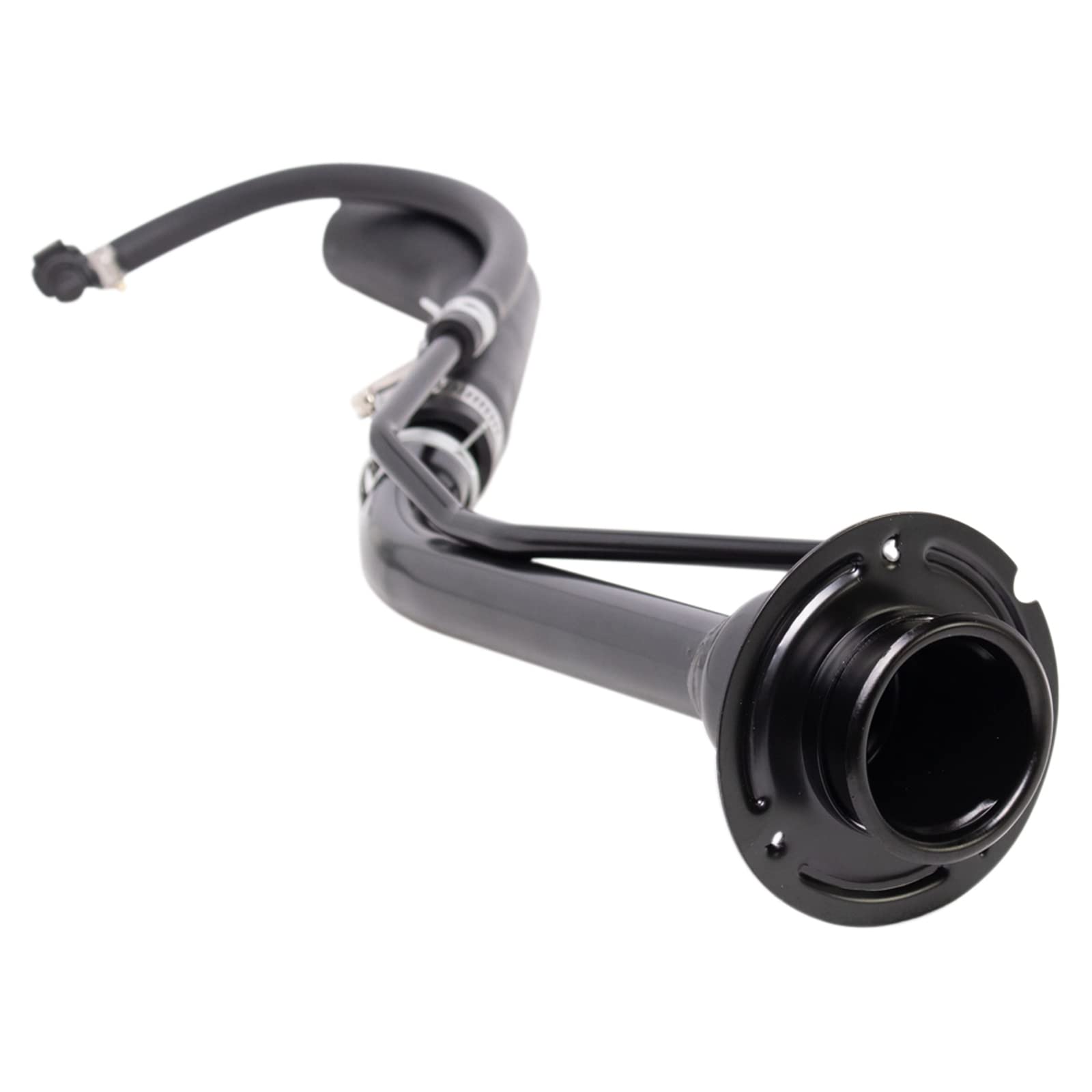 Trq Fuel Tank Filler Neck Black Compatible With 2009-2010 Ford E-150 E-250 E-350 Super Duty E-450 Super Duty