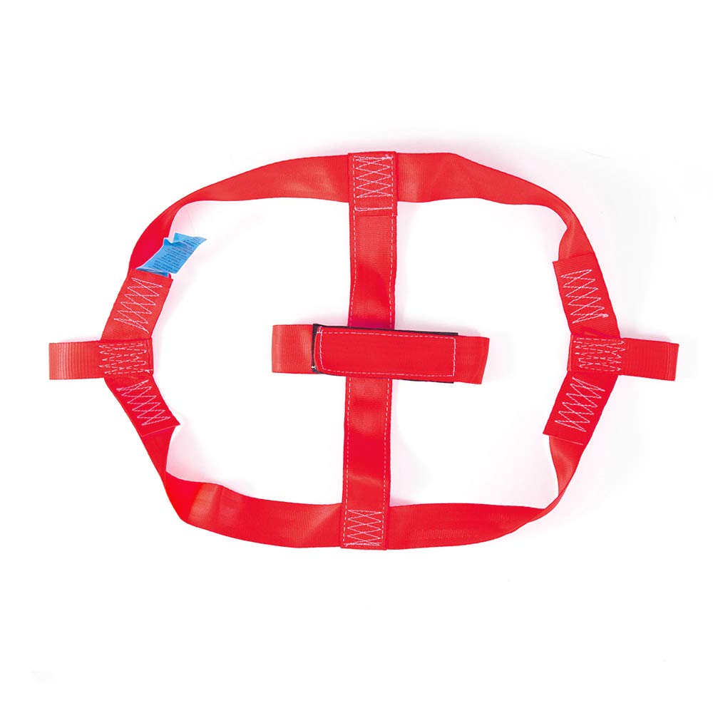 Moto4U Universal Motorcycle Rear Wheel Tie Down Strap In Red