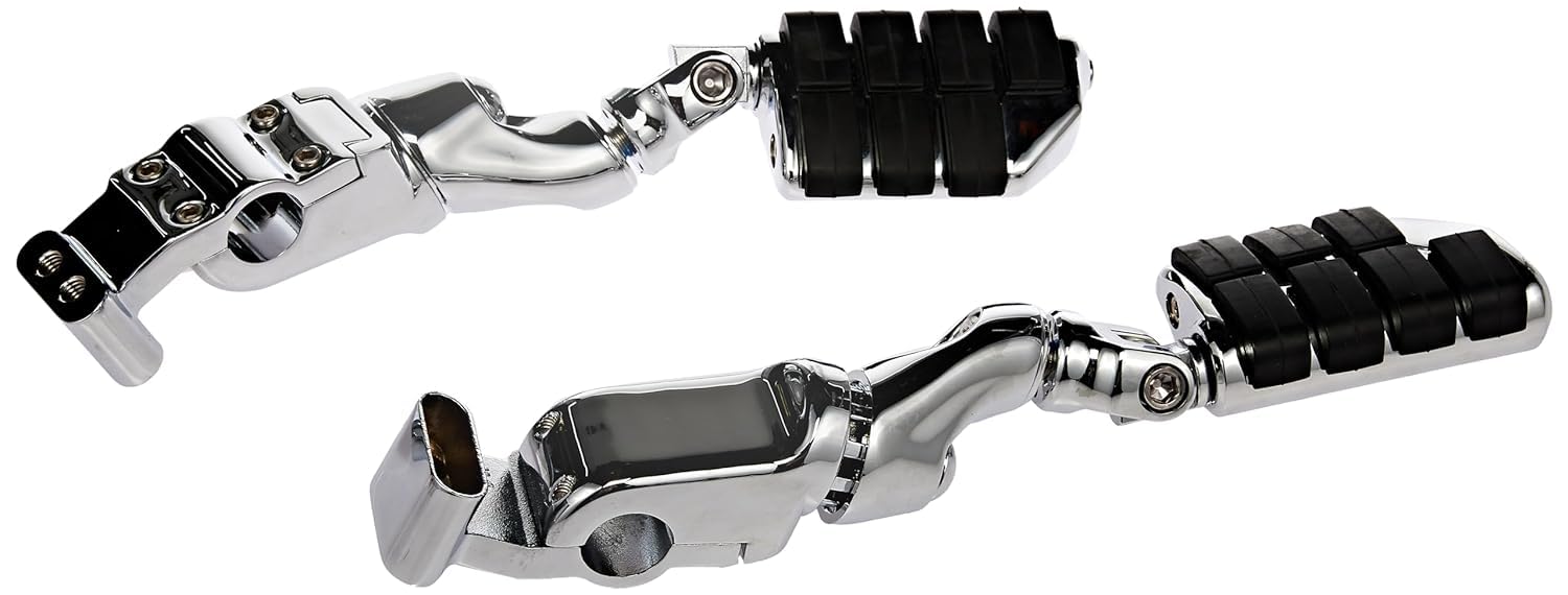 Kuryakyn 4073 Motorcycle Foot Controls: Ergo II Cruise Mounts with Dually ISO Pegs and Mini Arms for Honda Gold Wing, Valkyrie M