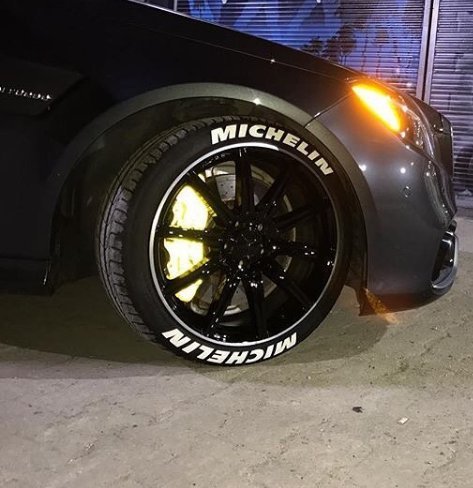 Tire Stickers Hydroshine Tire Wet - Safe For Tire Lettering - 8Oz Bottle - Ultra Gloss