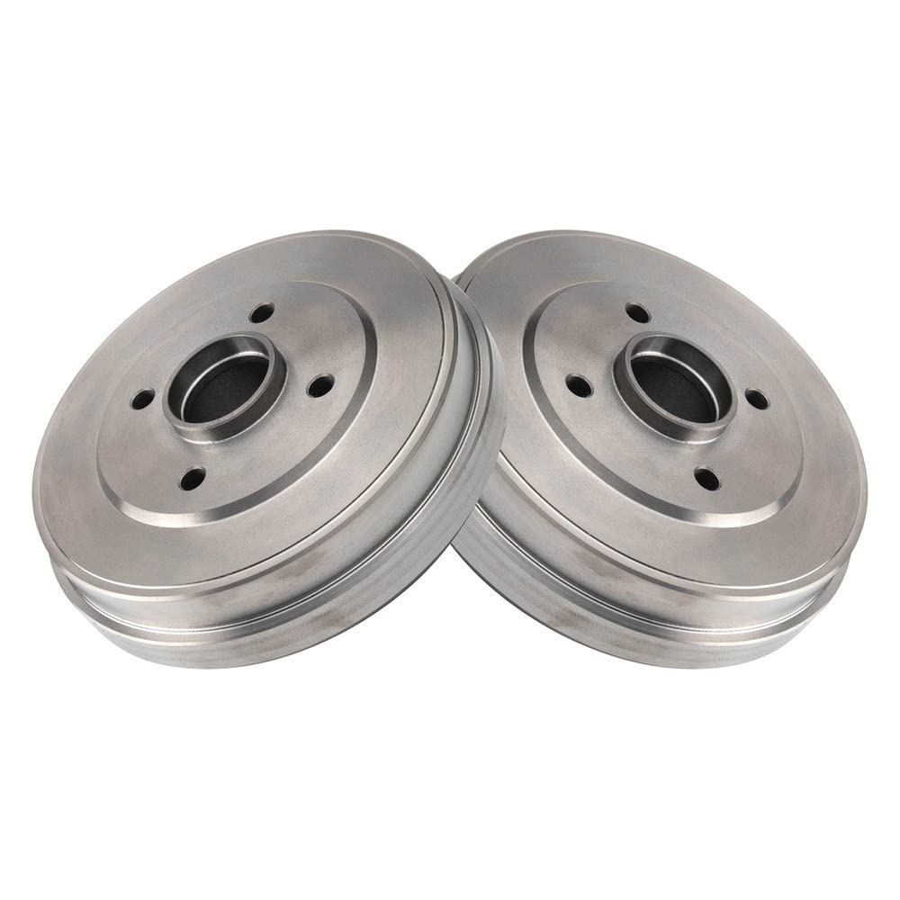 Trq Rear Brake Drum Pair Lh Driver & Rh Passenger Sides For Nissan Versa Versa Note