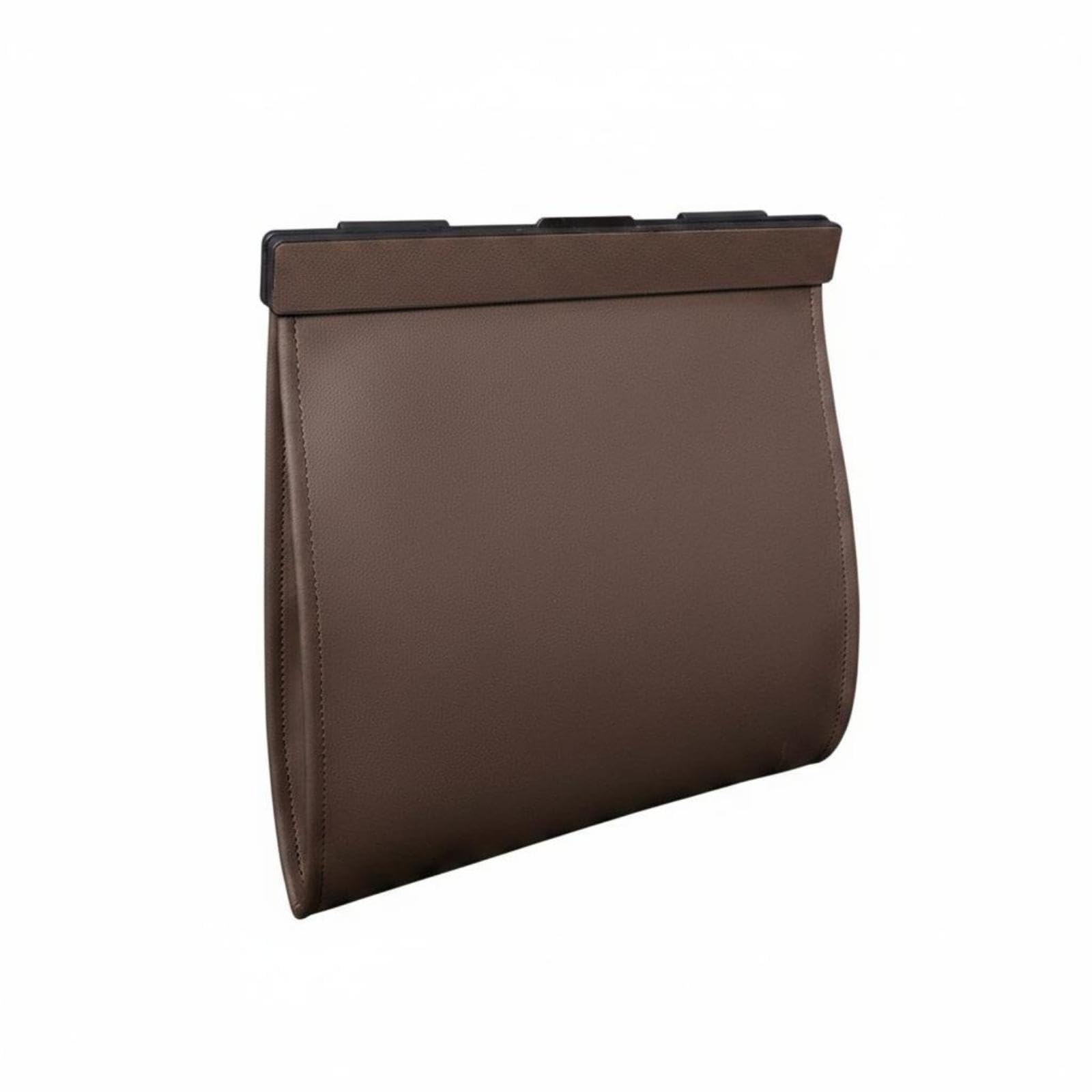 CALANDIS Foldable Car Trash Bin Easy to Store Rear Seat Trash Bin Hanging Design OpenTop Garbage Bag Brown | Trash Cans & Waste