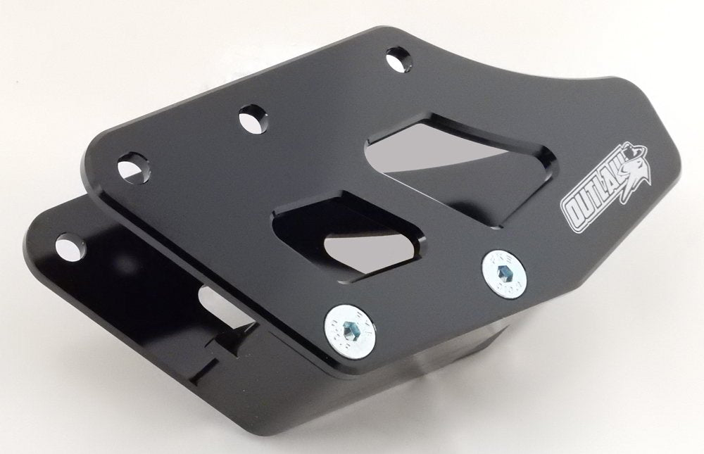 Outlaw Racing Or2799Bk Black Rear Aluminum Chain Guide Slider Compatible With Honda Cr250R 1990-04 Swingarm Protector Guard