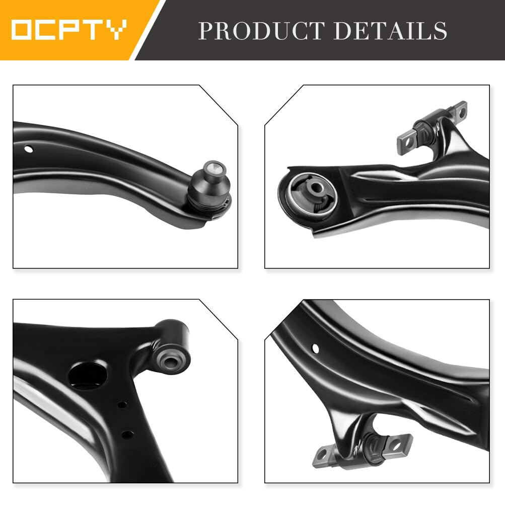 Ocpty - New 4-Piece 1988-1998 For Vw For Jetta 1993-1997 For Passat (2) Front Lower Ball Joint (2) Front Outer Tie Rod End
