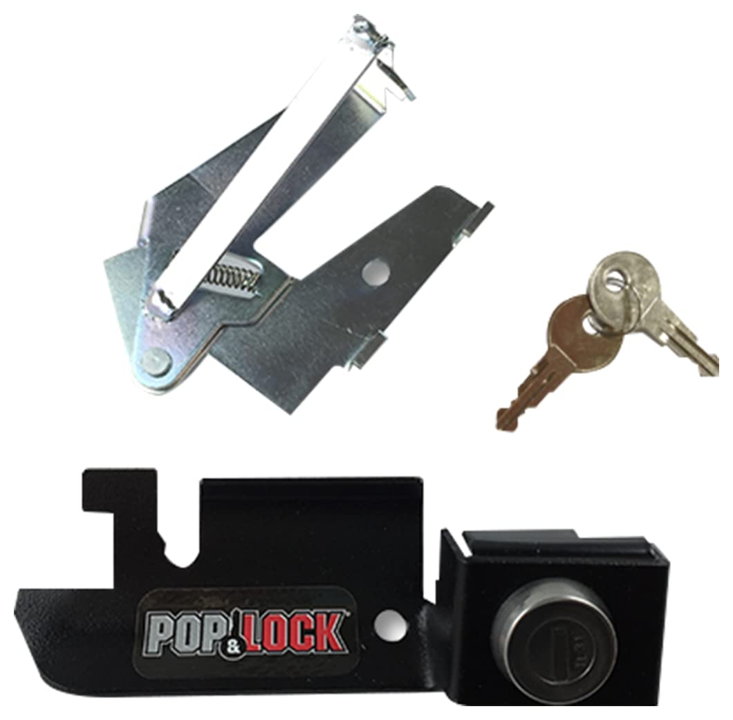 Pop & Lock Pl2300 Black Manual Tailgate Lock (Works Only With Factory Steel Handle)