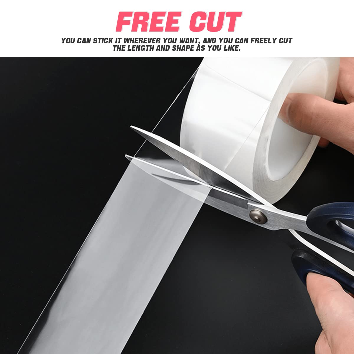 Blau Grun Car Door Entry Guard, Clear Trim Guard/Cover For Car Door Sill, Edge, Rear Bumper, Anti-Collision Protector Film Universal For Most Cars, Vehicles, Suvs (2' X 394', Transparent)