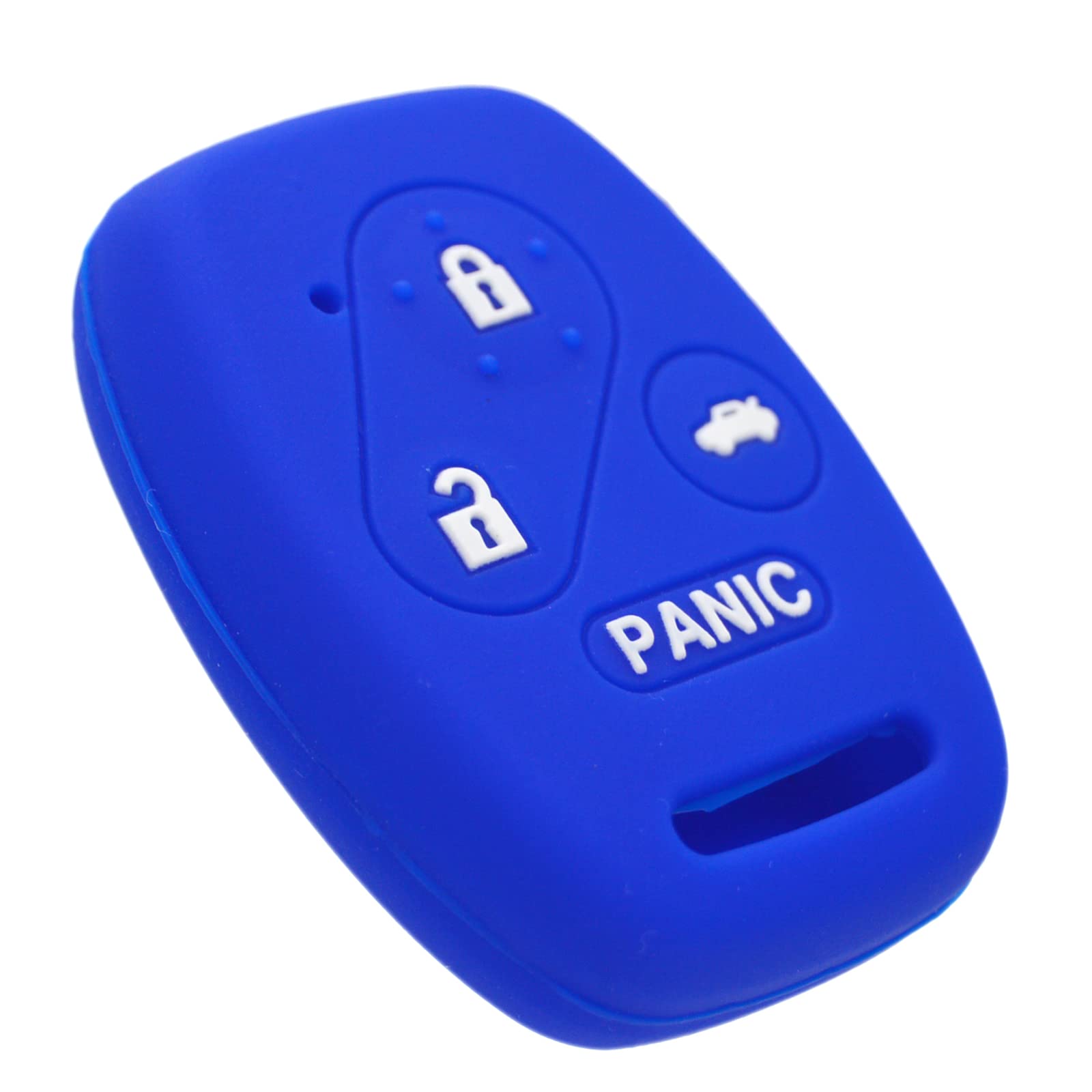 Silicone Remote Key Fob Cover Protector Compatible with Honda Accord Crosstour CR-V Civic Element Pilot 3+1 4 Buttons