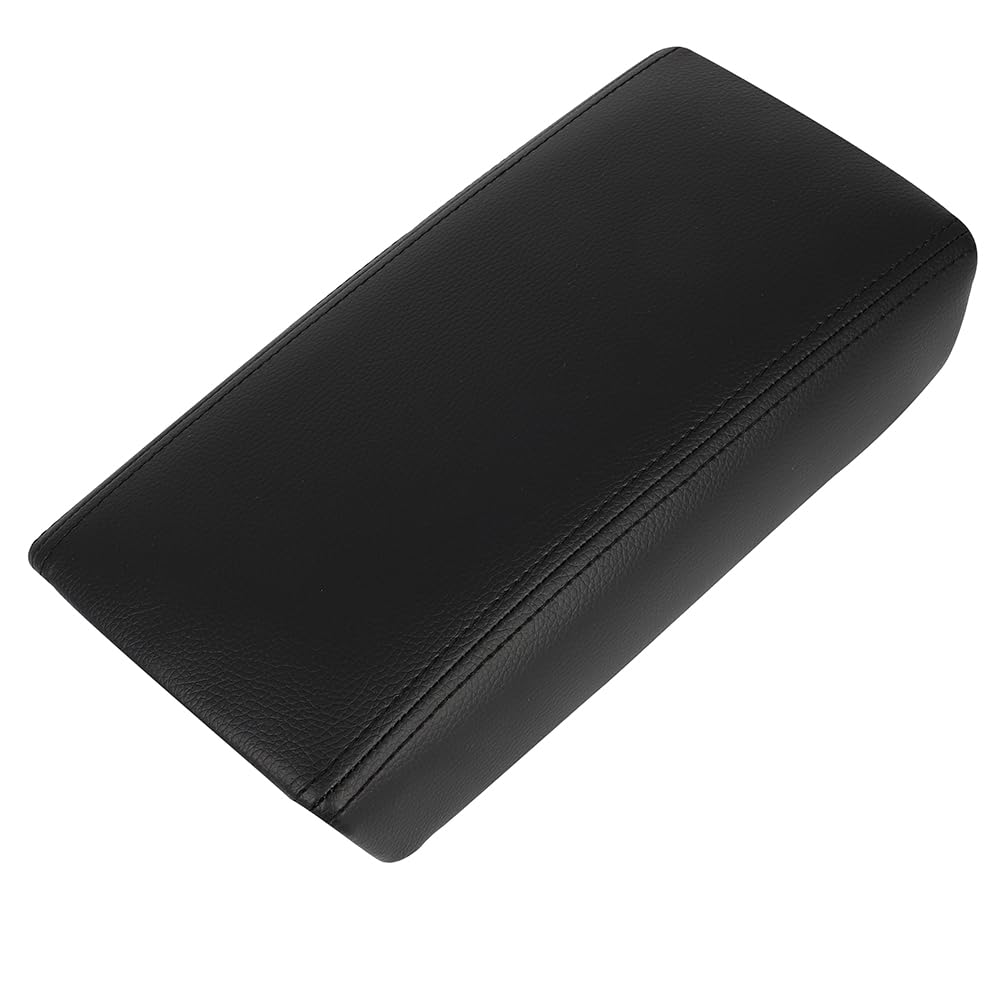 SCITOO Auto Black Car Center Console Lid Armrest Seat Box Cover Replacement Fit for 2003-2007 for Honda Accord 7th Armrest Cover