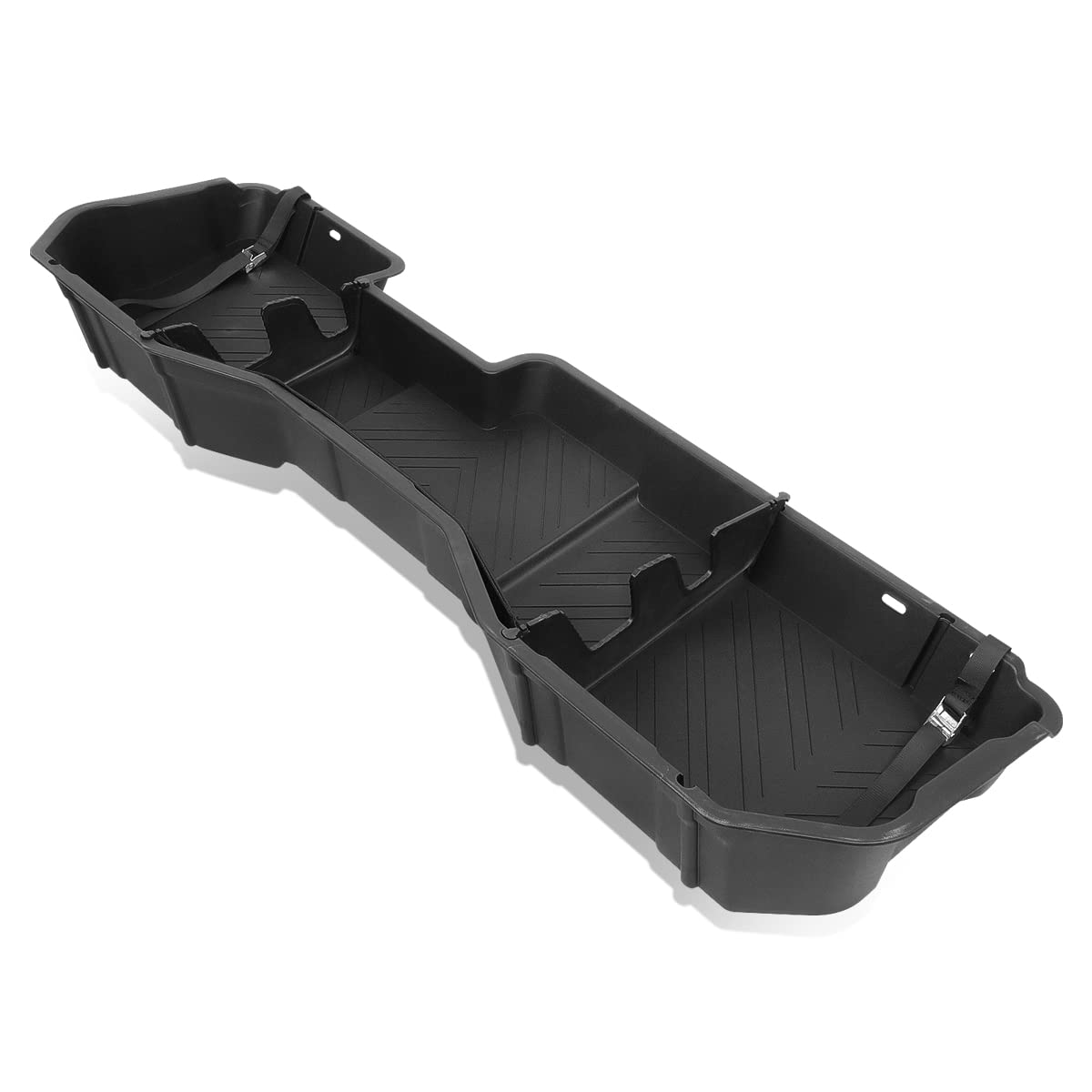 Auto Dynasty Rear Under Seat Tool Cargo Storage Box Organizer Tray Compatible With Chevy Silverado Gmc Sierra 1500 2500Hd 3500Hd