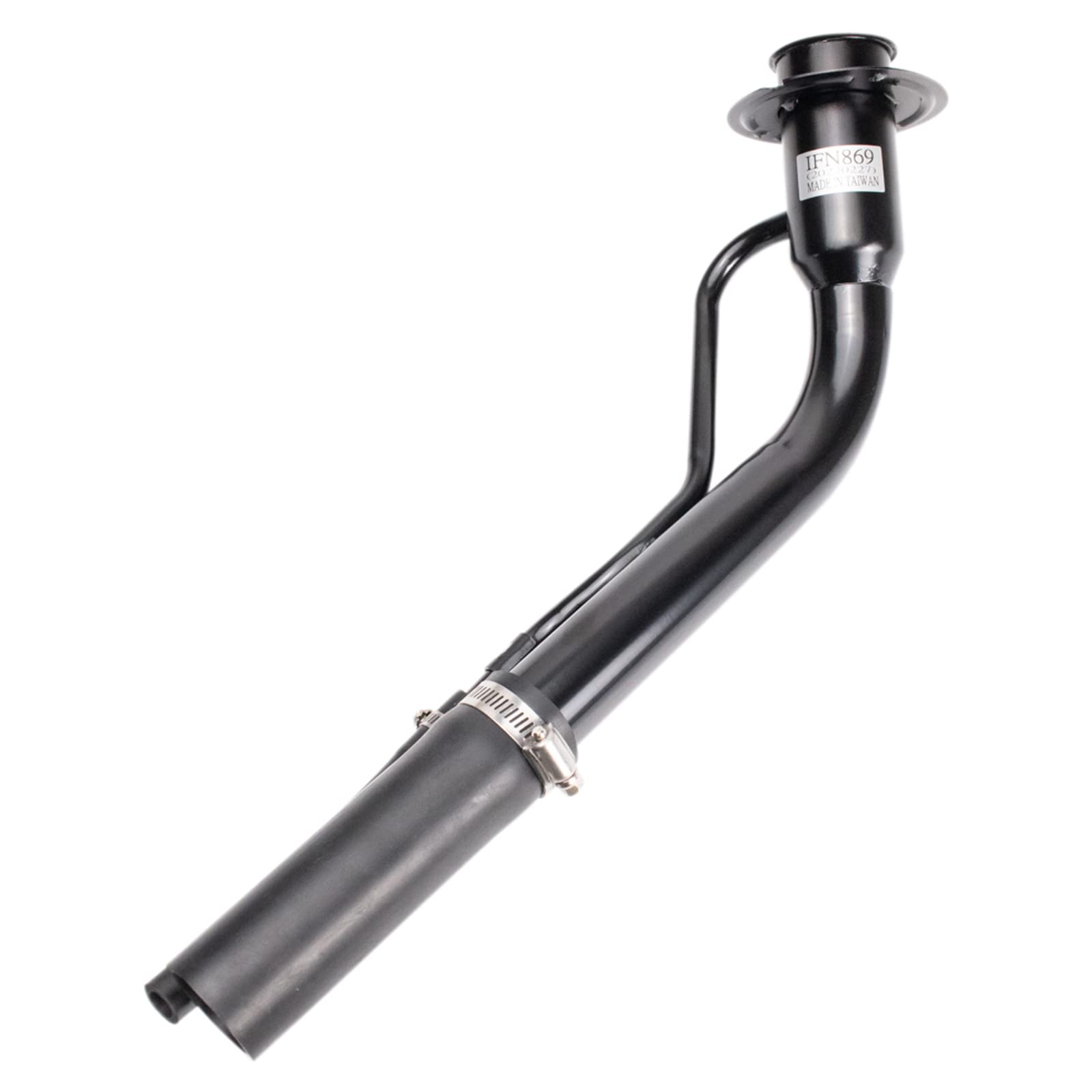 Trq Rear Fuel Tank Filler Neck Black Compatible With 2009-2013 Ford E-250 2009-2019 E-350 Super Duty 2009 E-450 Super Duty