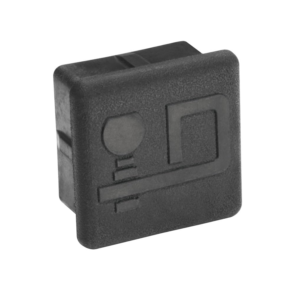 Draw-Tite Rubber Economy Receiver Tube Cover with D Logo for 2-Inch Square Receivers