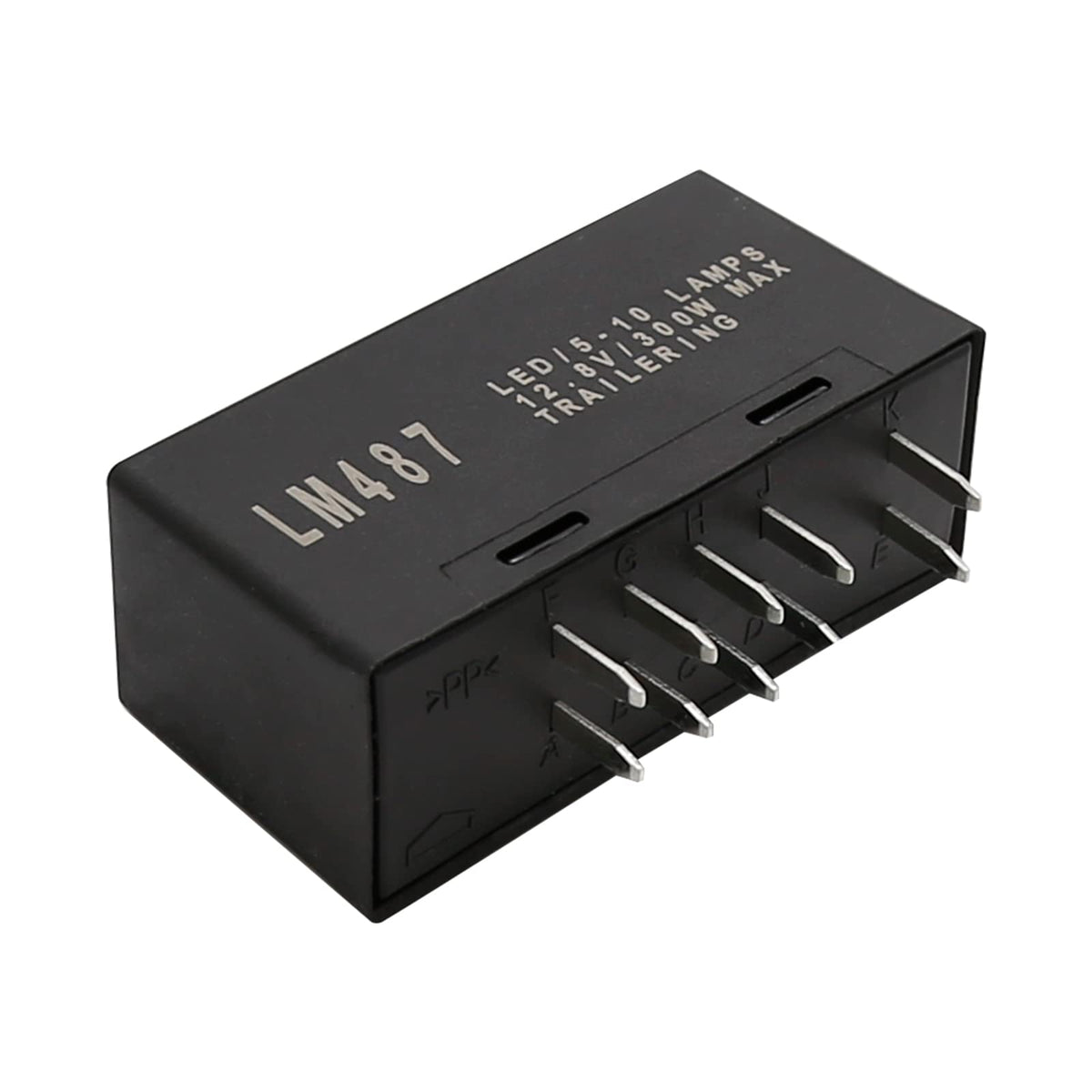 LM487 LED Flasher Relay, 10383321 Turn Signal Relay, Replacement for Chevy GMC Cadillac Hummer 03-07 Select Models, Warning and 