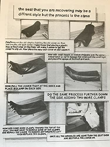 Seat Cover Custom Fit Vinyl 2007-15 Yamaha Grizzly 550 & 700 ATV, 972