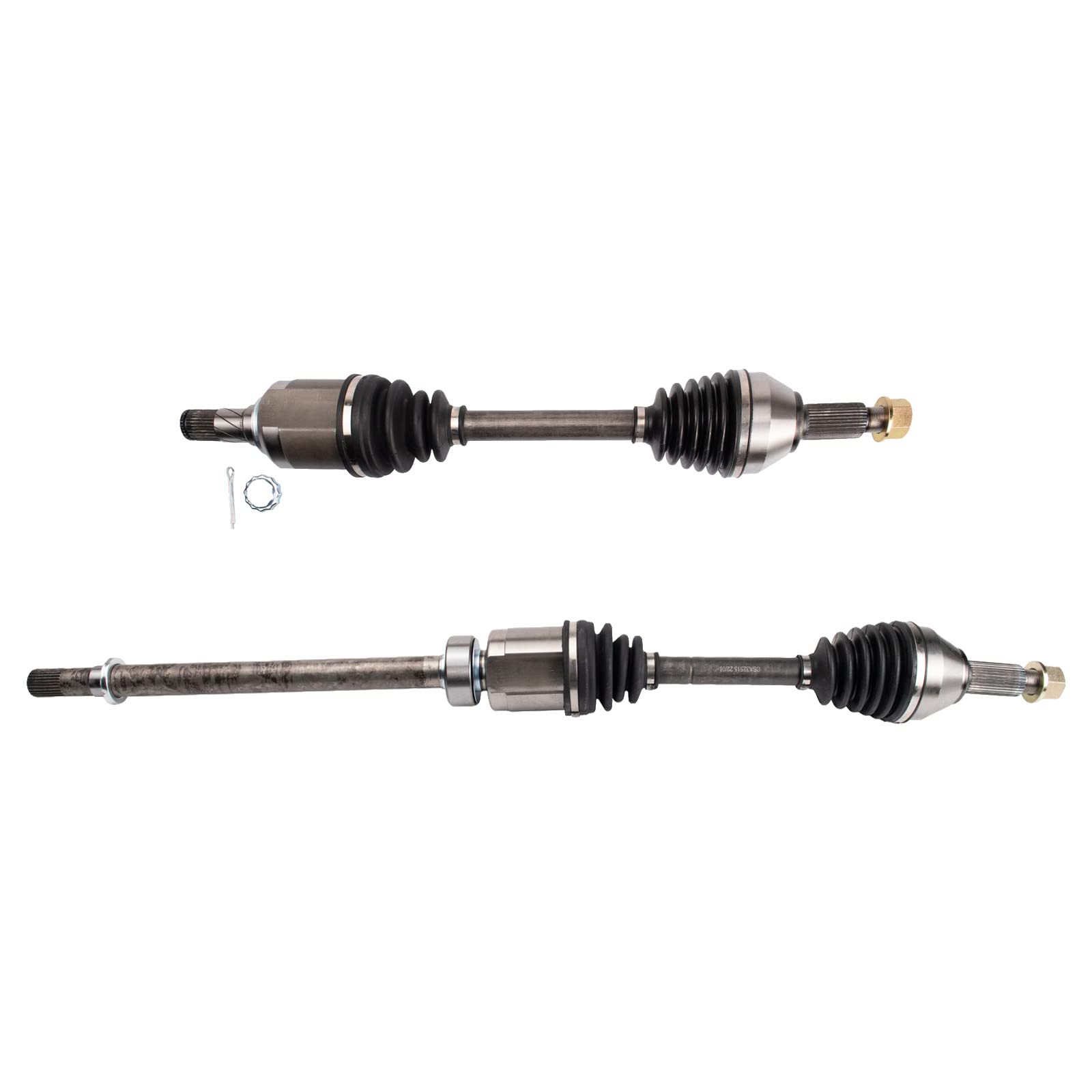 Trq Front Cv Axle Shaft Assembly Set Compatible With 2015-2018 Nissan Altima 2016-2020 Maxima