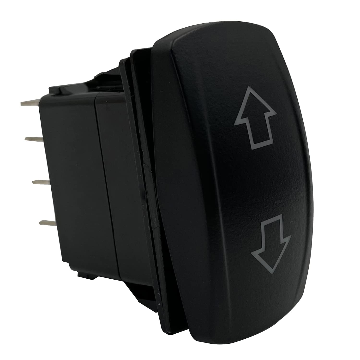 Up Down Momentary Rocker Switch 7P (On)-Off-(On) Dpdt Mom Toggle Switch With Jumper Wires For Car Boat Marine Van Pickup Polaris Utv Dashboard 12V 24V Ip67