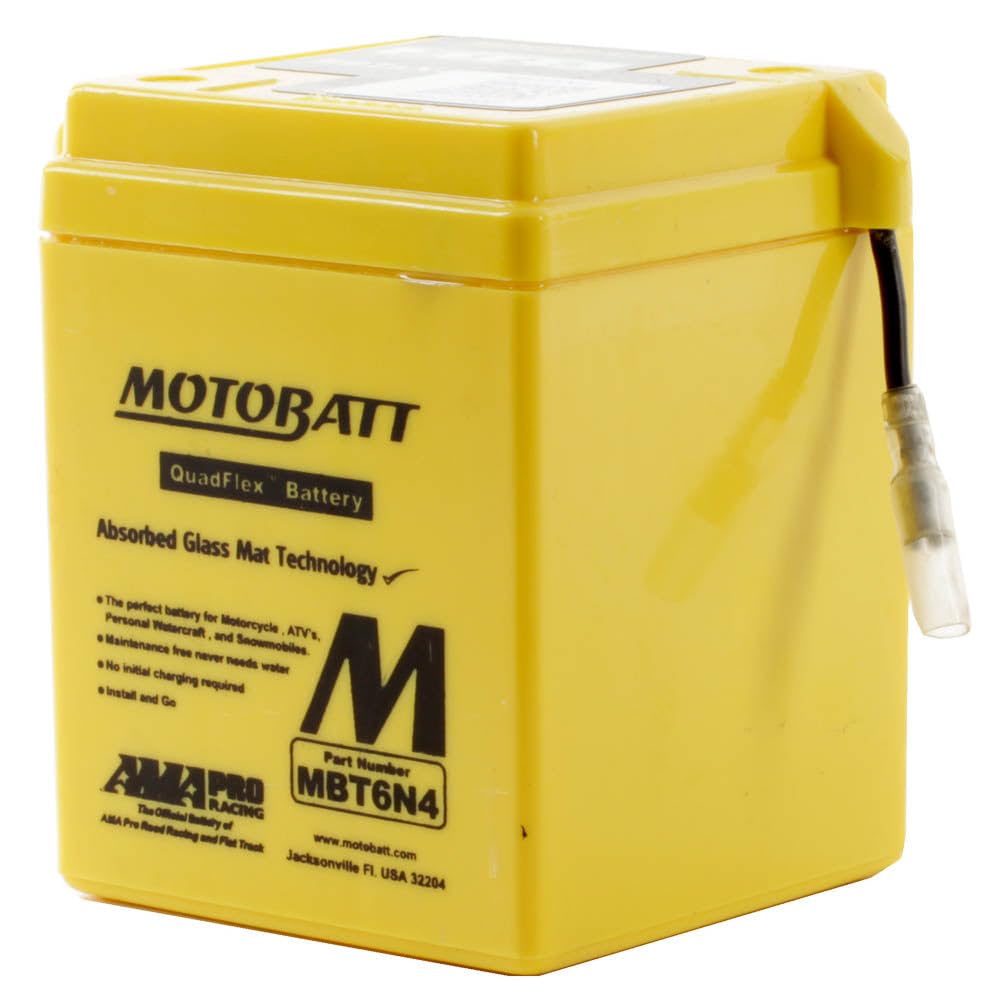 Replacement For Motobatt Mbt6N4 6V 4Ah Motorcycle Battery Replaces 6N4-2A