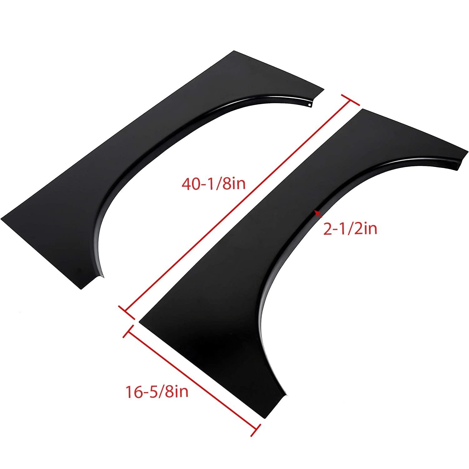 Ecotric Rear Bed Wheel Arch Repair Panel Compatible With 2002-2008 Dodge Ram 1500 & 2003-2009 Dodge Ram 2500 3500 Replace For Gn