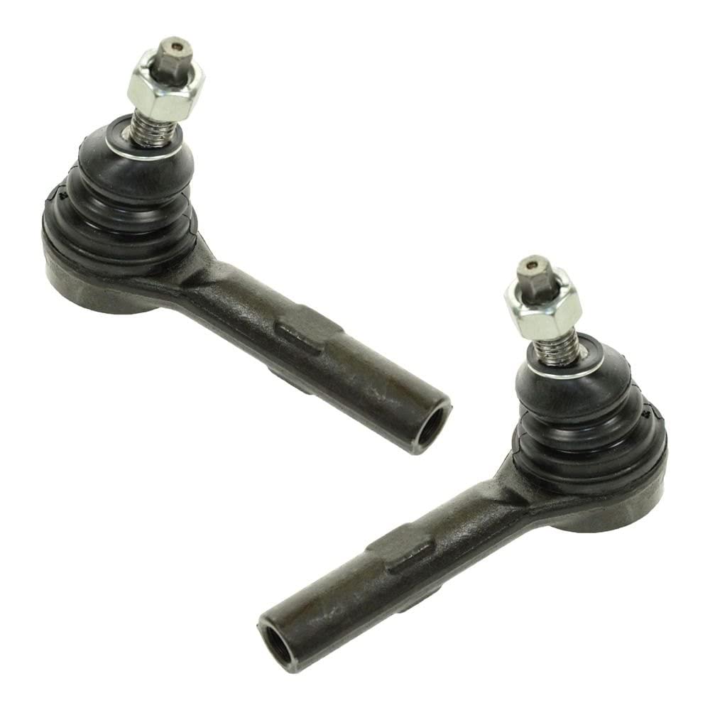 TRQ Front Outer Tie Rod Set Compatible with 2006-2010 Ford Explorer 2007-2010 Explorer Sport Trac Mercury Mountaineer