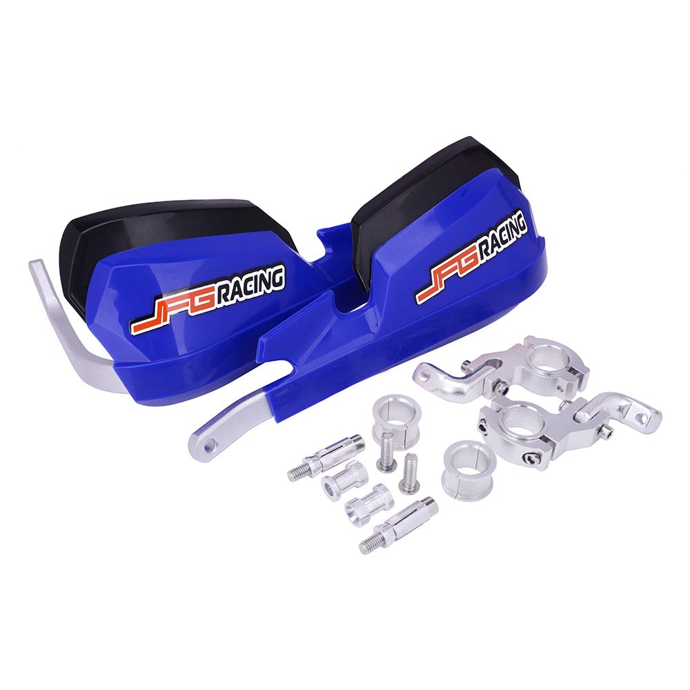 Jfg Racing Handguards Dirt Bike Hand Guards - Universal For 7/8In And 1 1/8In Handlebar - For Dirt Bike For Motocross Enduro Supermoto(Blue)
