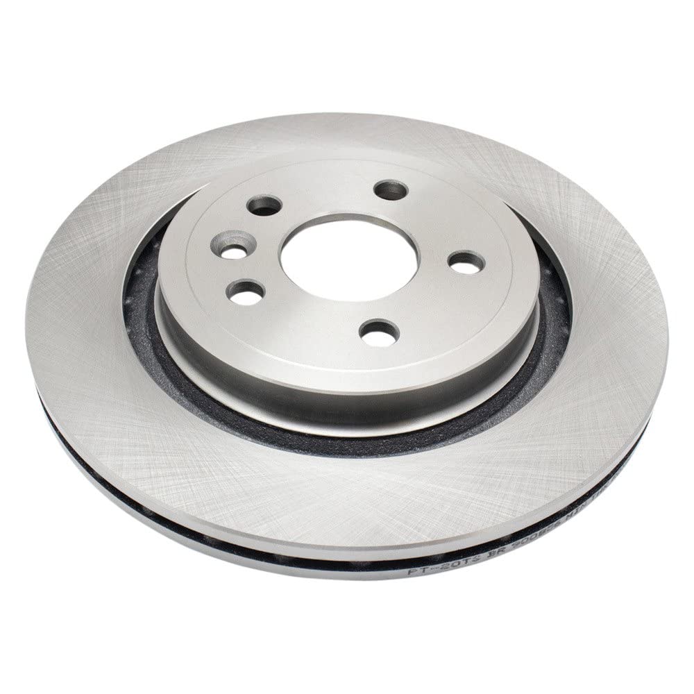 Trq Rear Brake Rotors Set Vented Compatible With 2011-2018 Volvo S60 2007-2016 S80 2015-2018 V60 2010 V70 2008-2016 Xc70