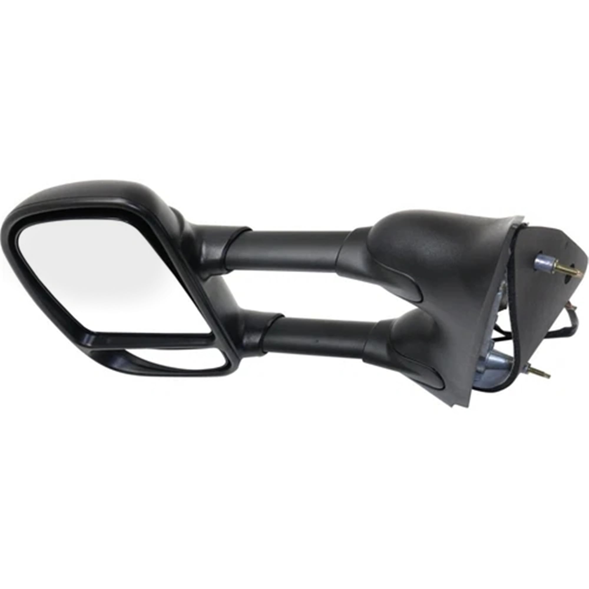 PartsFlow Towing Power Mirror Dual Arm Telescoping Left For 2009-2016 Ford E-350 Super Duty/E-450 Super Duty/E-150/E-250/Econoli