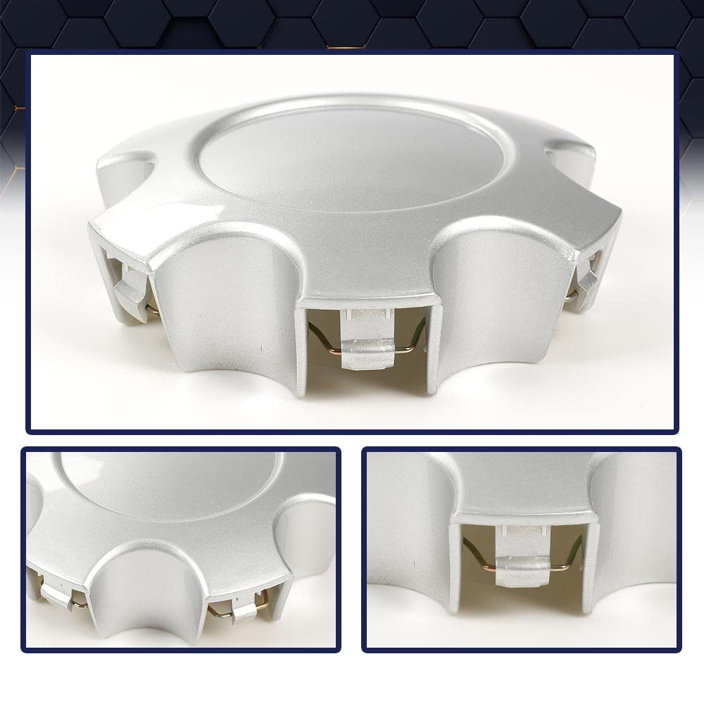 PIT66 Wheel Center Cap, Compatible with 2003-2006 Toyota Tundra/2003-2007 Toyota Sequoia 17 10 Spoke Wheels HubCap 4 PCS